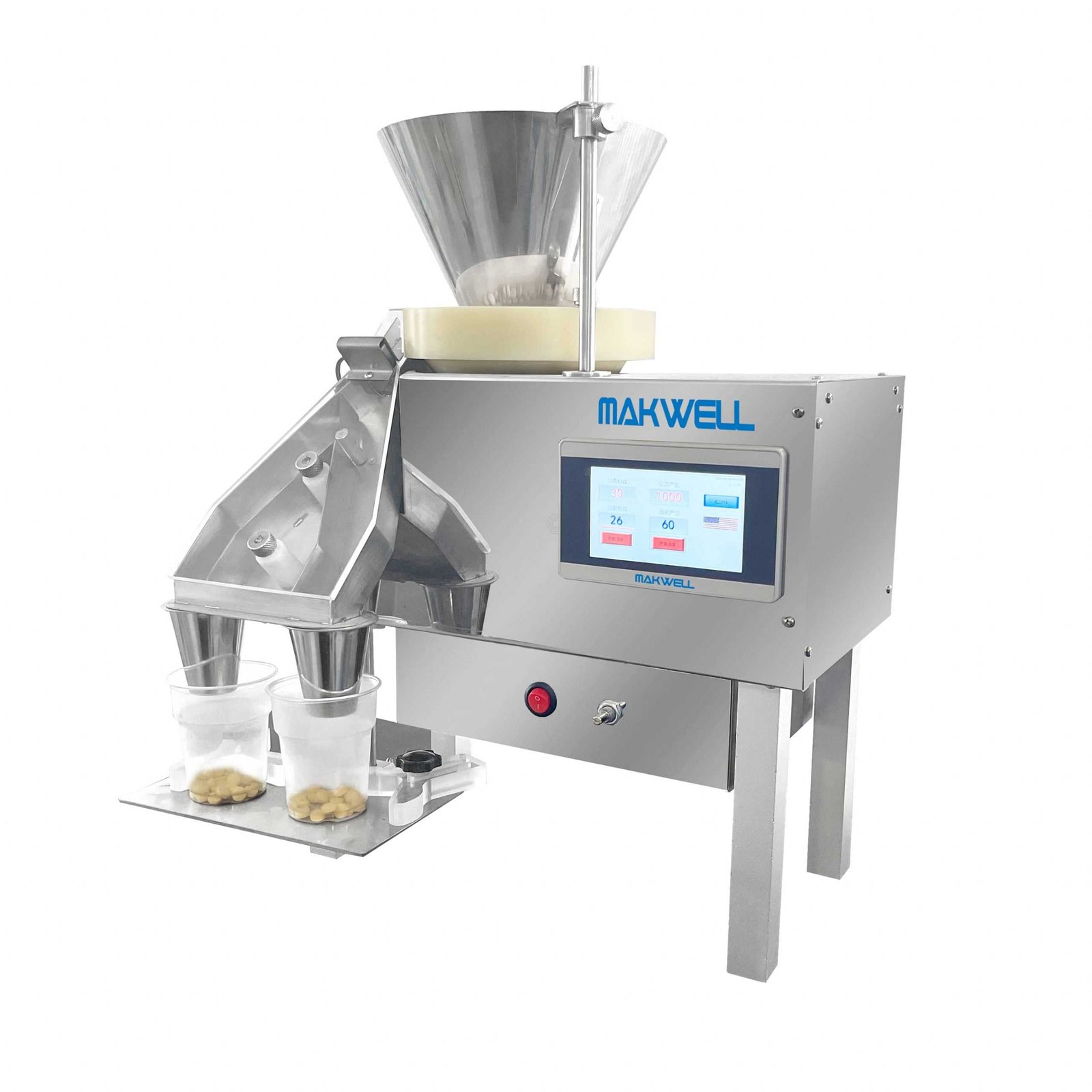 Máquina de Conteo de Tabletas Semiautomática de 2 Cabezas