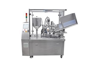 Máquina de llenado y sellado de tubos automática