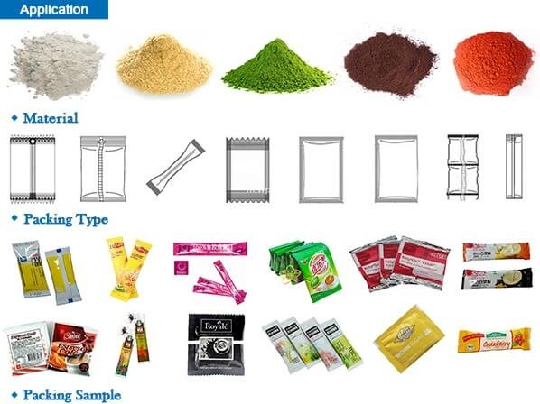 Aplicaciones de la Máquina de Envasado de Polvo